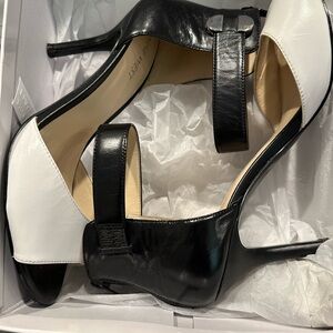 Nine West - Black and White Heels
